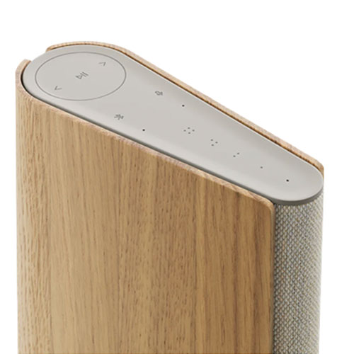 Bang & Olufsen BeoSound Emerge Gold Tone/Light Oak reproduktor