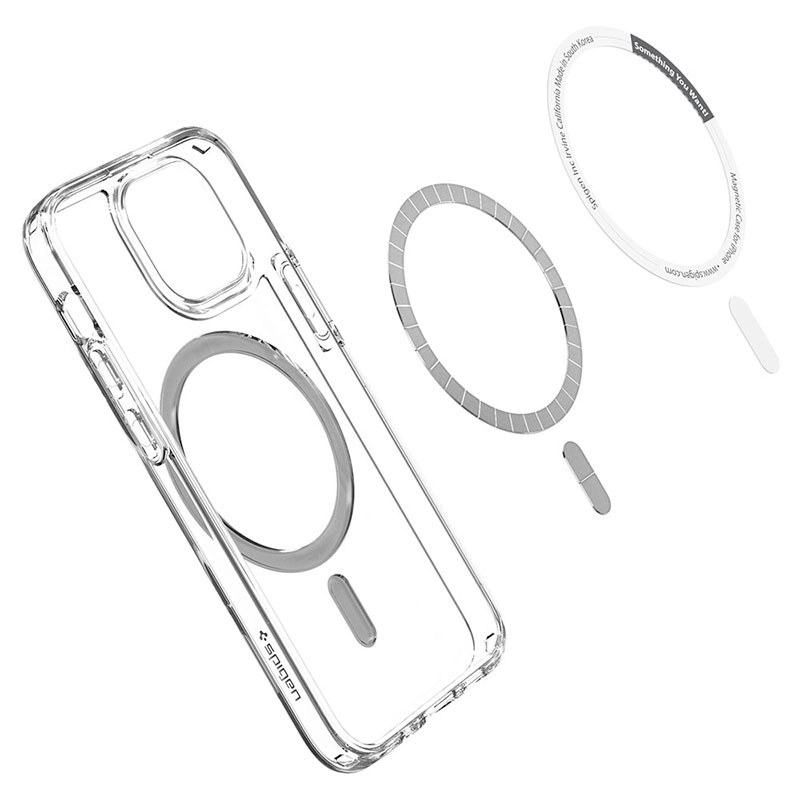 Spigen kryt Crystal Hybrid Magsafe pre iPhone 13 mini - Black