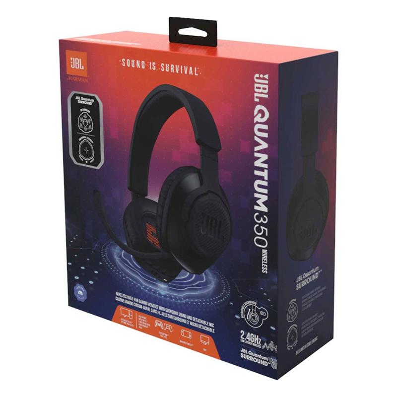 JBL Quantum 350W Black slúchadlá