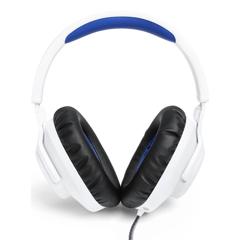 JBL Quantum 100P White Blue slúchadlá