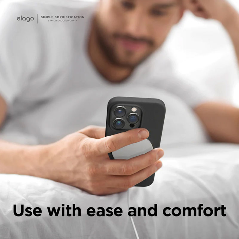 Elago kryt Silicone Case Magsafe pre iPhone 14 Plus - Black