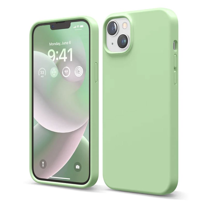 Elago kryt Silicone Case pre iPhone 14 Plus - Pastel Green