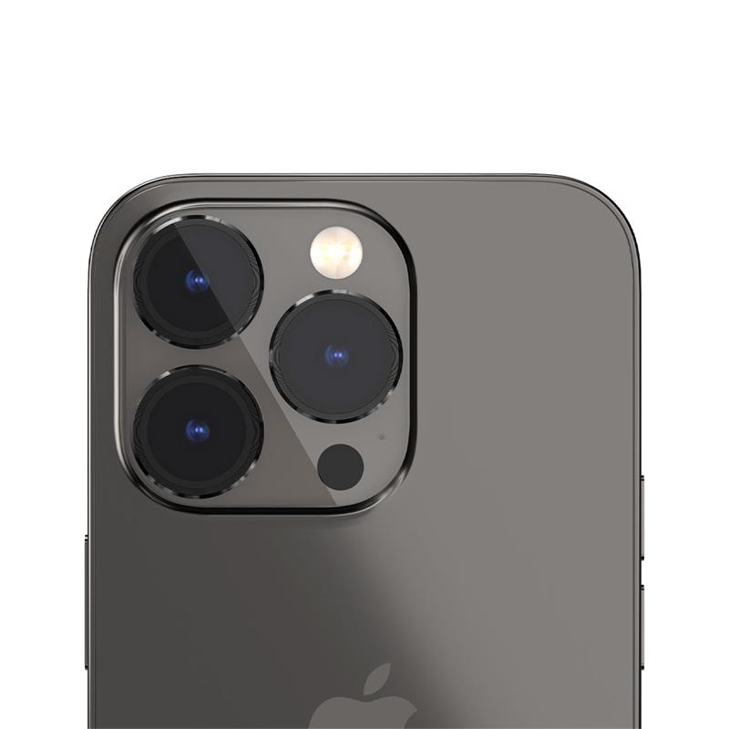 SwitchEasy LenzGuard Sapphire Lens Protector pre iPhone 14 Pro/14 Pro Max - Black