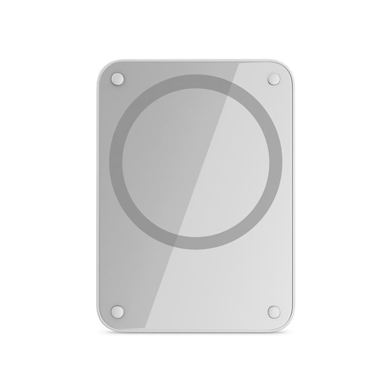 iStores by Epico 4200mAh Magnetic Wireless Power Bank - light grey