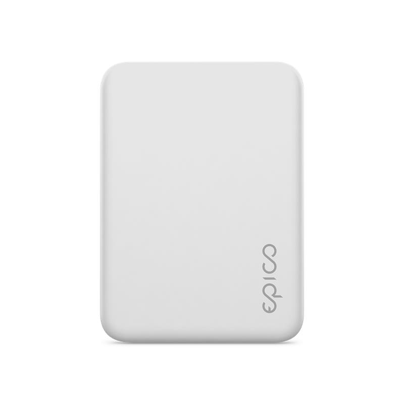iStores by Epico 4200mAh Magnetic Wireless Power Bank - light grey