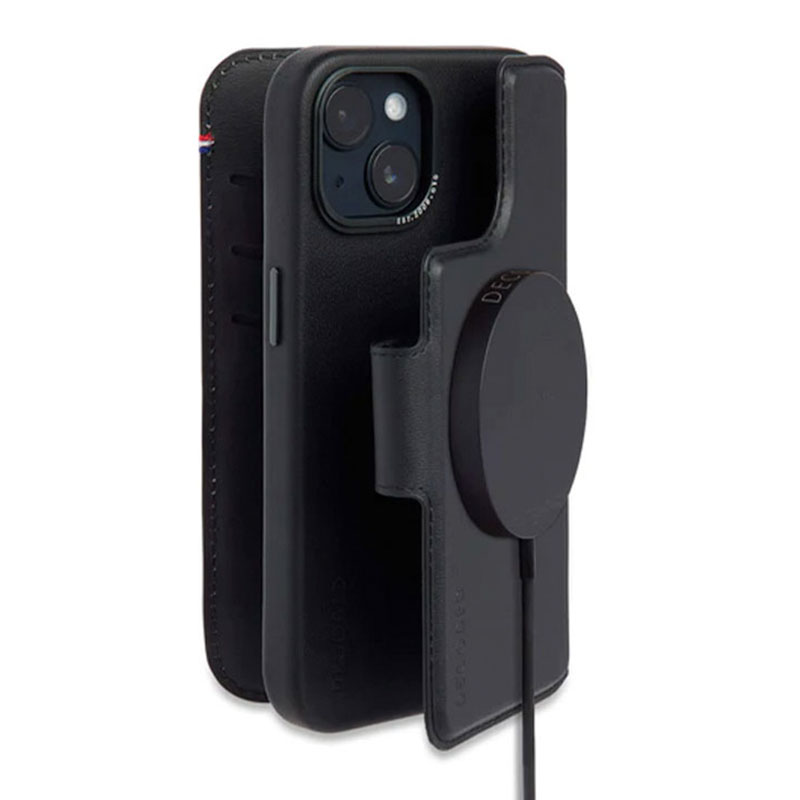 Decoded puzdro Leather Detachable Wallet MagSafe pre iPhone 14 Plus - Black