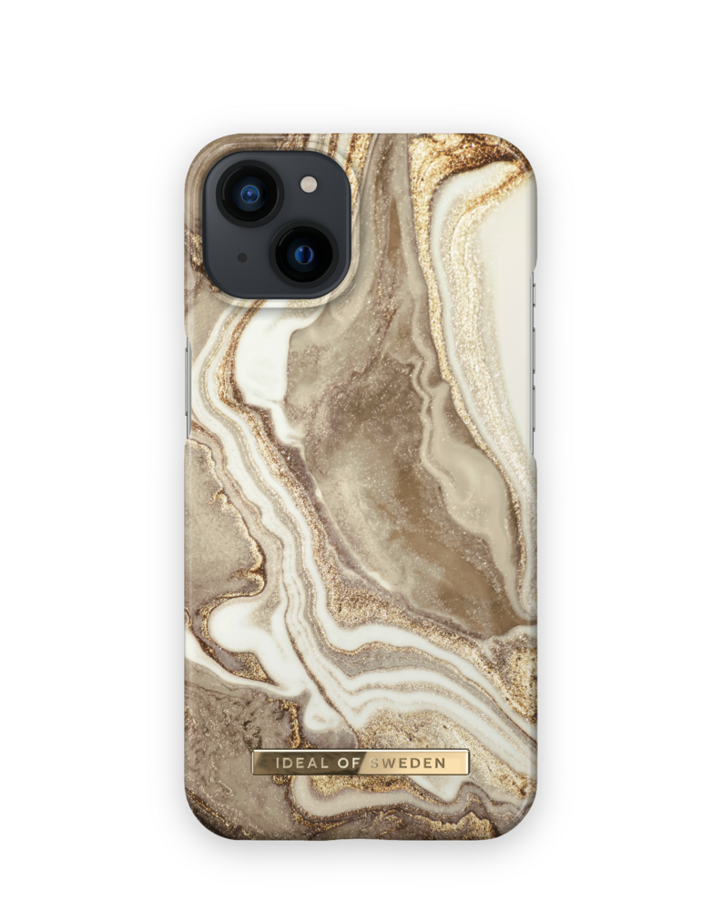 iDeal Fashion Case iPhone 14 Golden Sand Marble