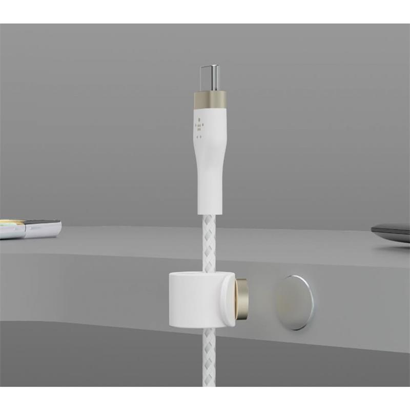 Belkin kábel Boost Charge Pro Flex USB-C to USB-C 2m - White