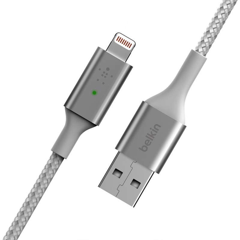 Belkin kábel Boost Charge Smart LED USB-A to Lightning 1.2m - White