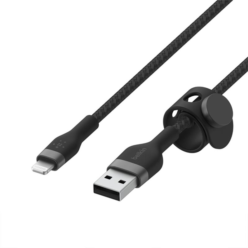 Belkin kábel Boost Charge Pro Flex USB-A to Lightning 2m - Black