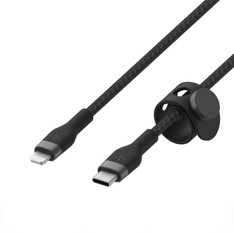 Belkin kábel Boost Charge Pro Flex USB-C to Lightning 3m - Black