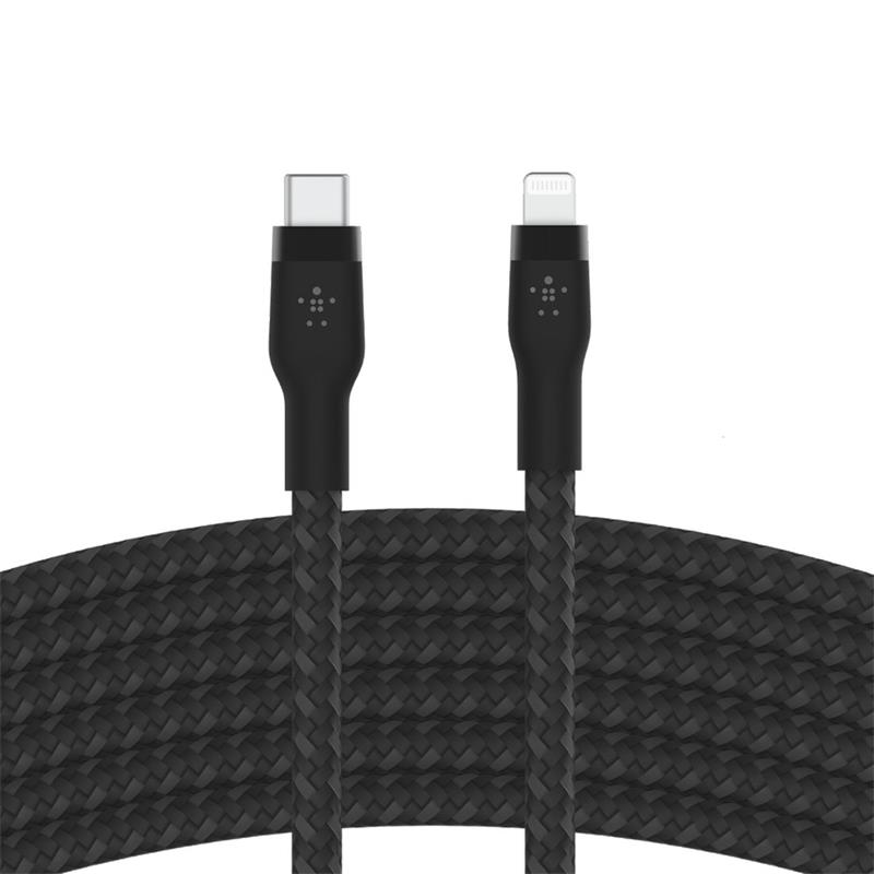 Belkin kábel Boost Charge Pro Flex USB-C to Lightning 3m - Black