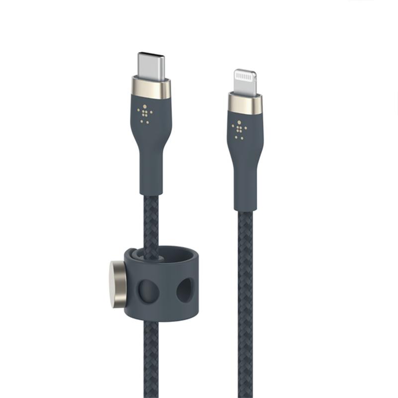 Belkin kábel Boost Charge Pro Flex USB-C to Lightning 3m - Blue