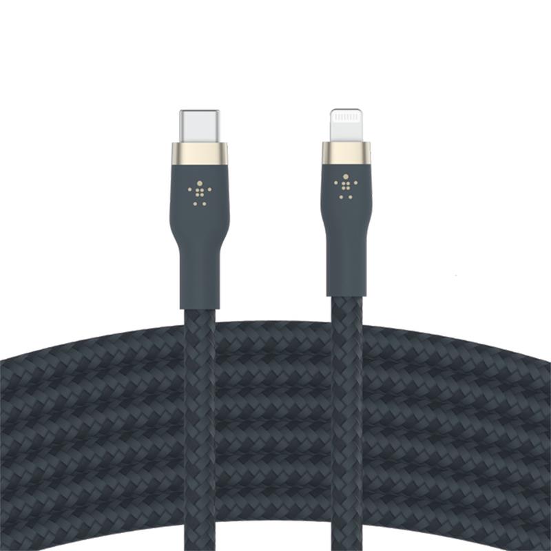 Belkin kábel Boost Charge Pro Flex USB-C to Lightning 3m - Blue
