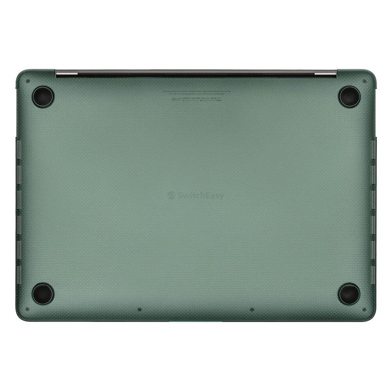 SwitchEasy Touch Protective Case pre MacBook Pro 13" 2020/2022 - Transparent Green