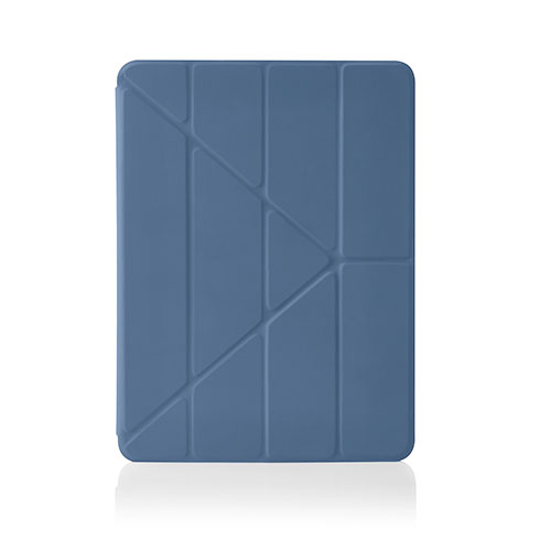 Pipetto puzdro Origami Pencil Case pre iPad 9.7" 2018 - Navy Blue