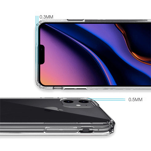 Swarovski kryt Papillon Clear pre iPhone 11 - Angel Tears