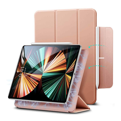 ESR puzdro Magnetic Rebound Case pre iPad Pro 12.9" 2020/2021/2022 - Rose Gold