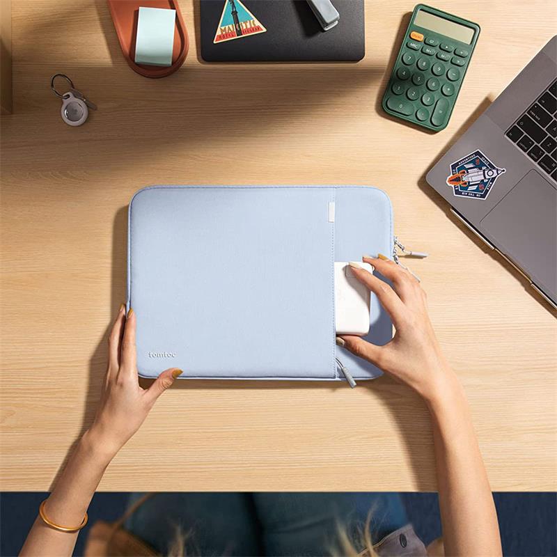TomToc puzdro 360 Protective Sleeve pre Macbook Pro 14" M1/M2/M3/M4 - Mist Blue