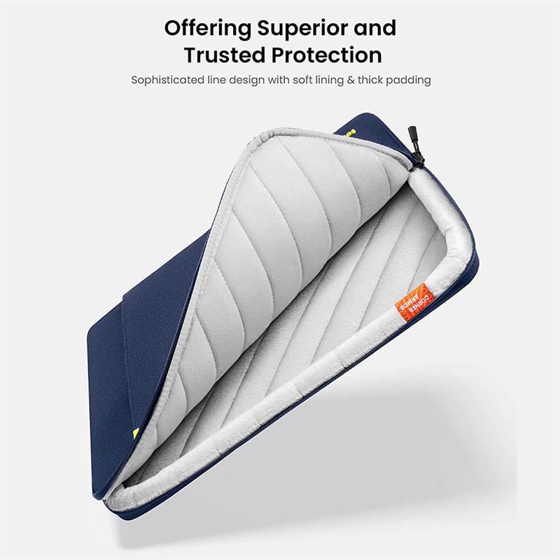 Tomtoc puzdro Recycled Sleeve with Pouch pre Macbook Air 13" M1/M2/M3/M4 - Navy Blue