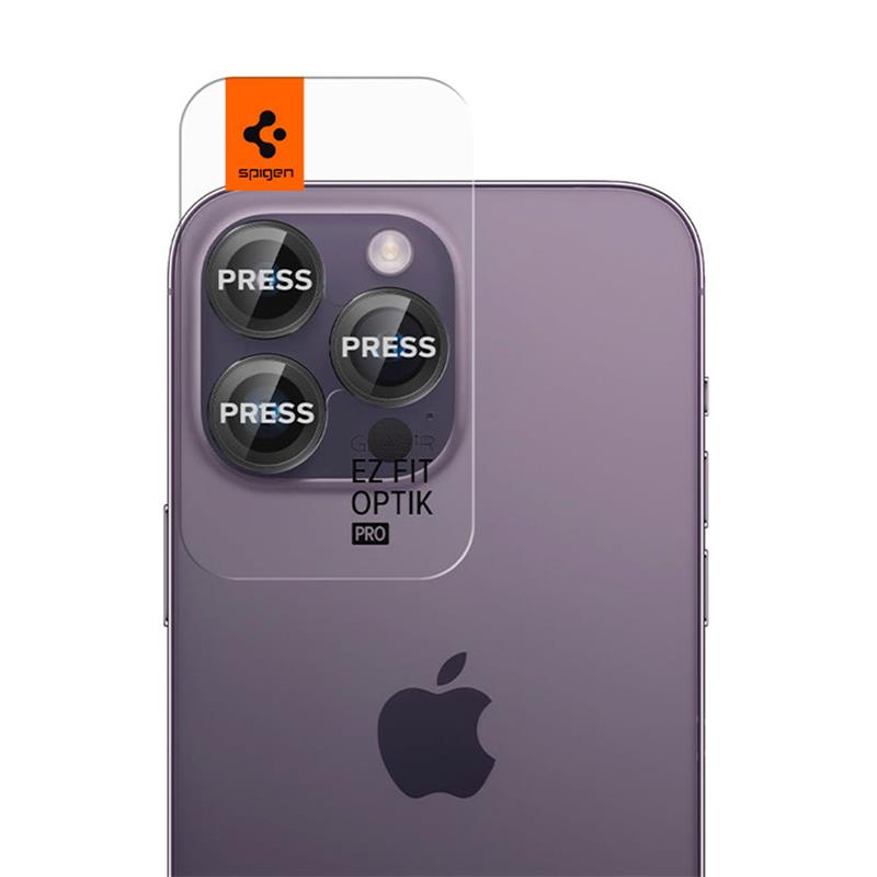 Spigen Optik Pro Lens Protector pre iPhone 14 Pro/14 Pro Max - Black