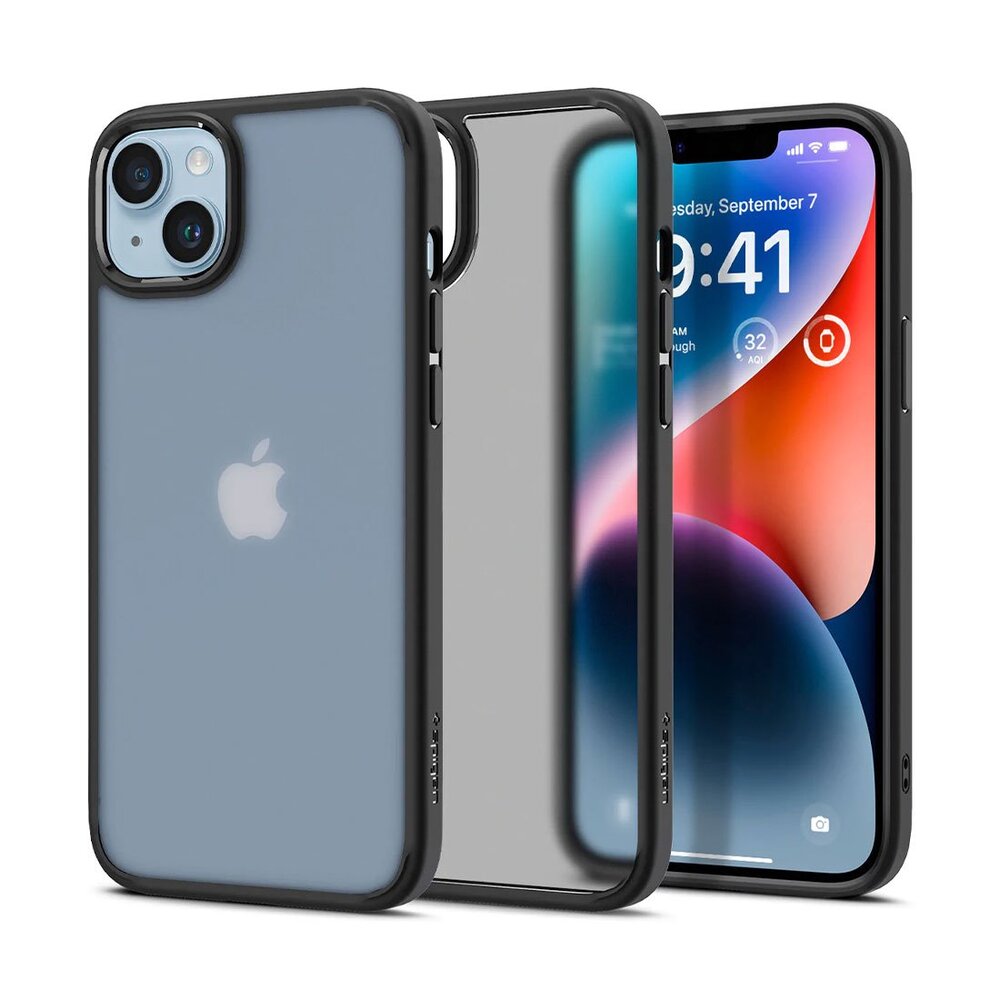 Spigen kryt Ultra Hybrid pre iPhone 14 - Frost Black
