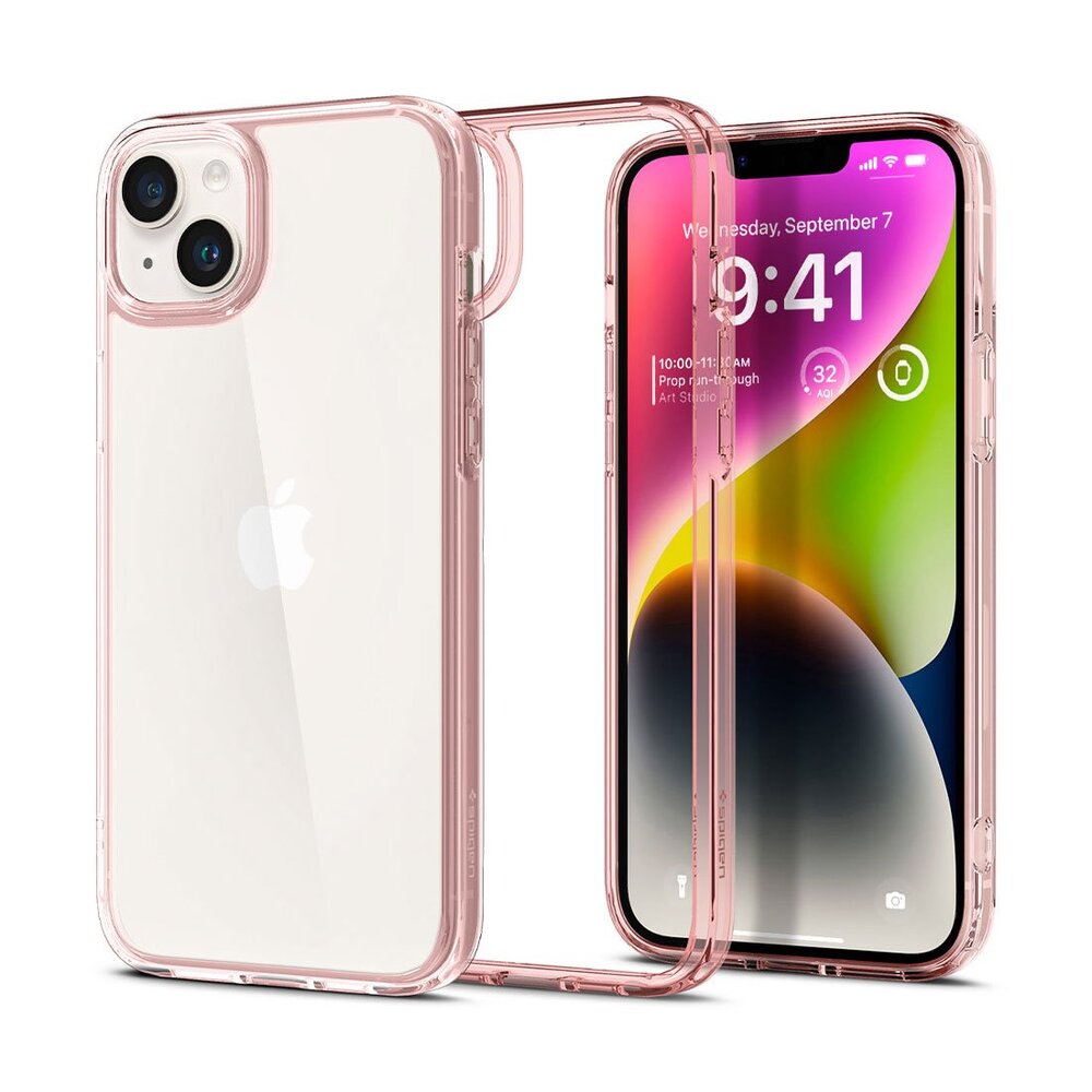Spigen kryt Ultra Hybrid pre iPhone 14 - Rose Crystal
