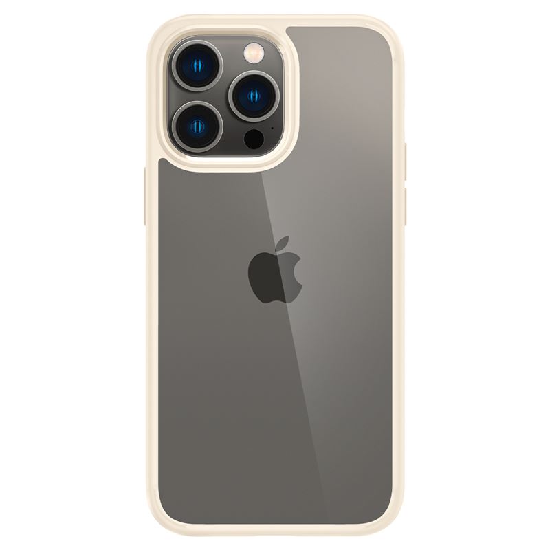 Spigen kryt Crystal Hybrid pro iPhone 14 Pro - Sand Beige
