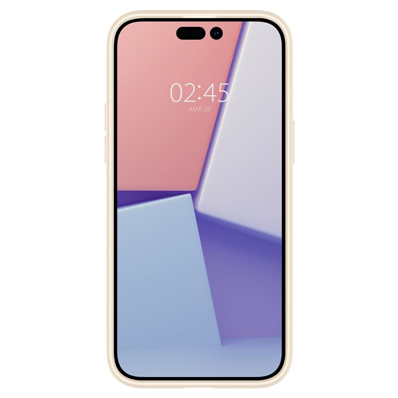 Spigen kryt Crystal Hybrid pro iPhone 14 Pro - Sand Beige