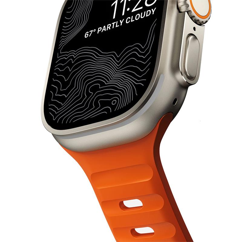Nomad řemínek Sport Strap pro Apple Watch 44-49mm-Ultra Orange