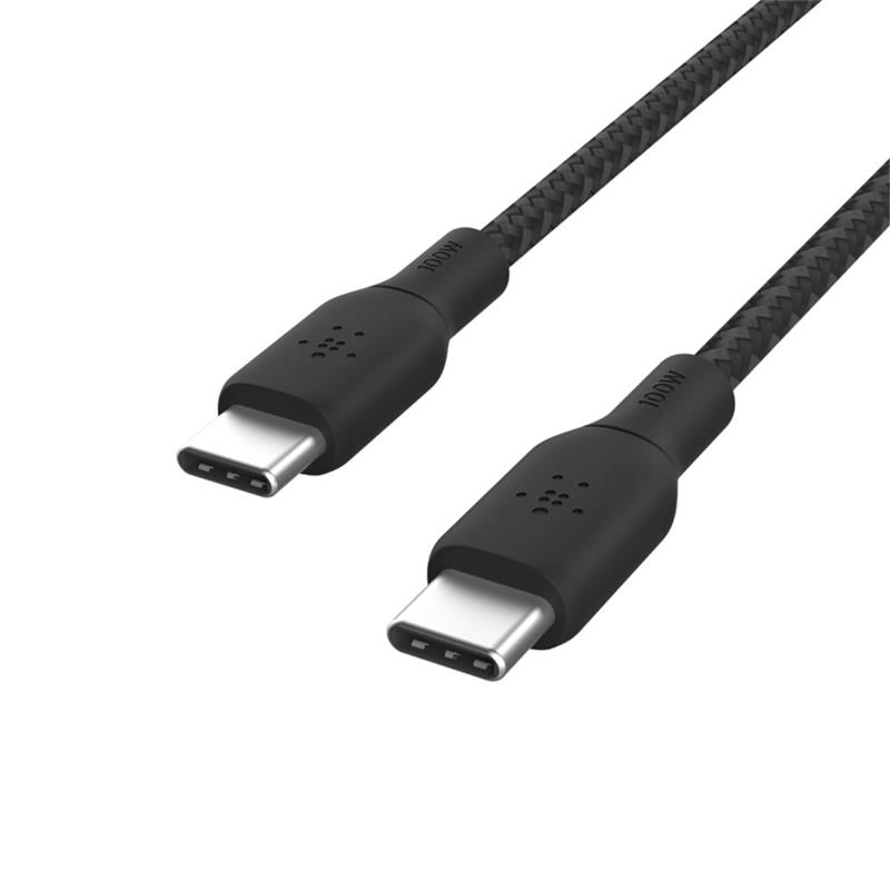 Belkin kábel Boost Charge Double-Braided USB-C to USB-C 100W 3m - Black