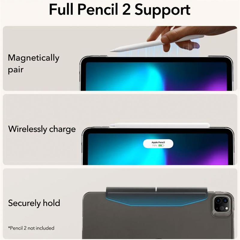 ESR puzdro Ascend Trifold Case pre iPad Pro 12.9" 2022/2021 - Black