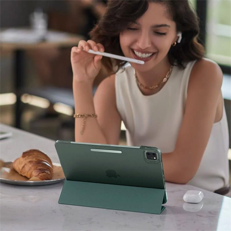 ESR puzdro Ascend Trifold Case pre iPad Pro 12.9" 2022/2021 - Forest Green