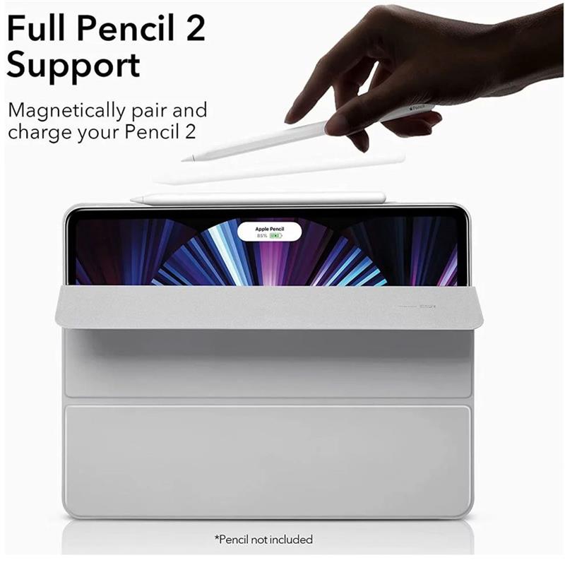 ESR puzdro Magnetic Rebound Case pre iPad Pro 12.9" 2022/2021/2020 - Grey