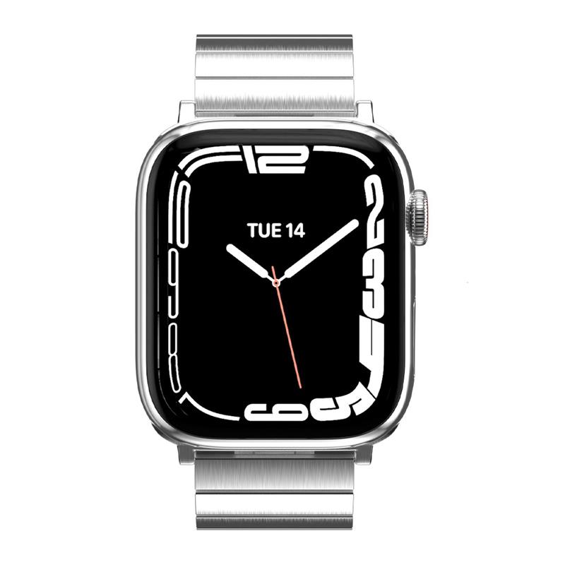 SwitchEasy remienok Maestro Stainless Steel pre Apple Watch 44/45/49mm - Sillver