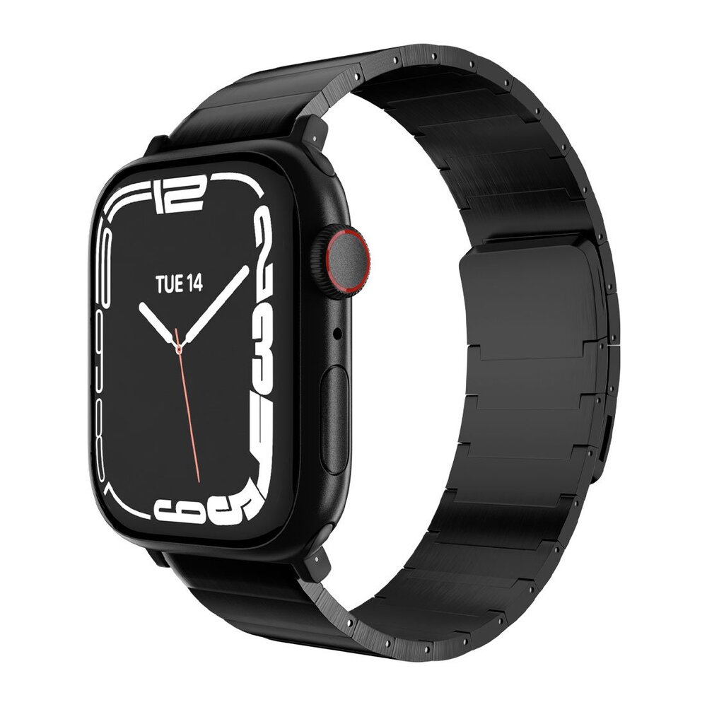 SwitchEasy remienok Maestro Magnetic Stainless Steel pre Apple Watch 44/45/49mm - Black