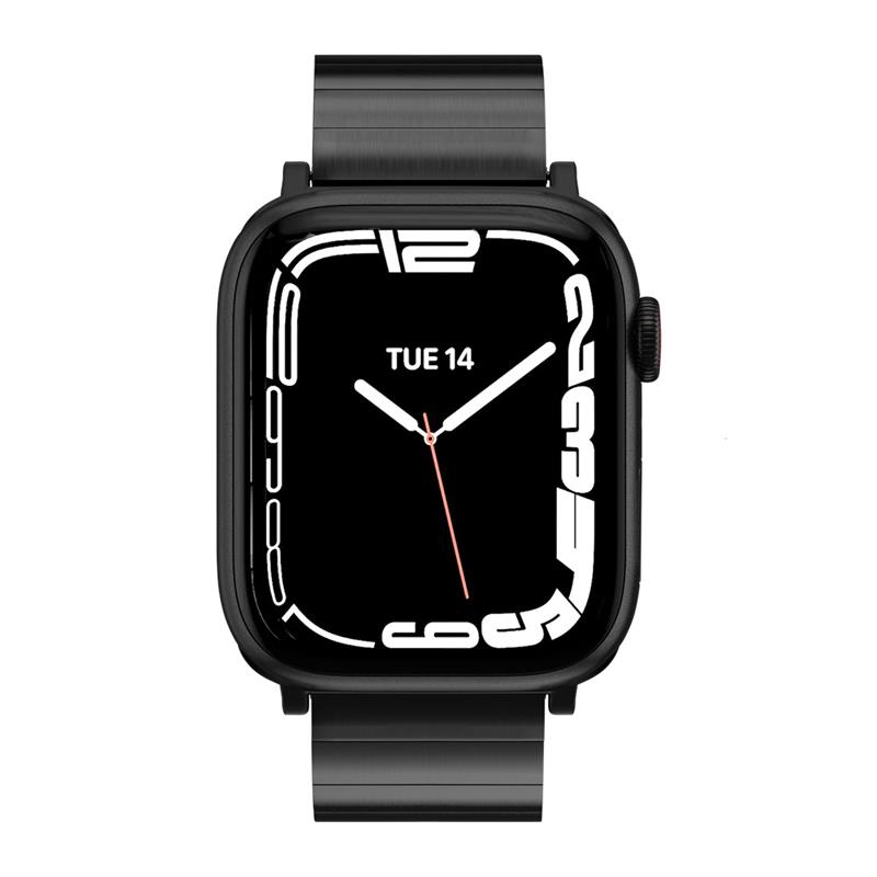 SwitchEasy remienok Maestro Magnetic Stainless Steel pre Apple Watch 44/45/49mm - Black