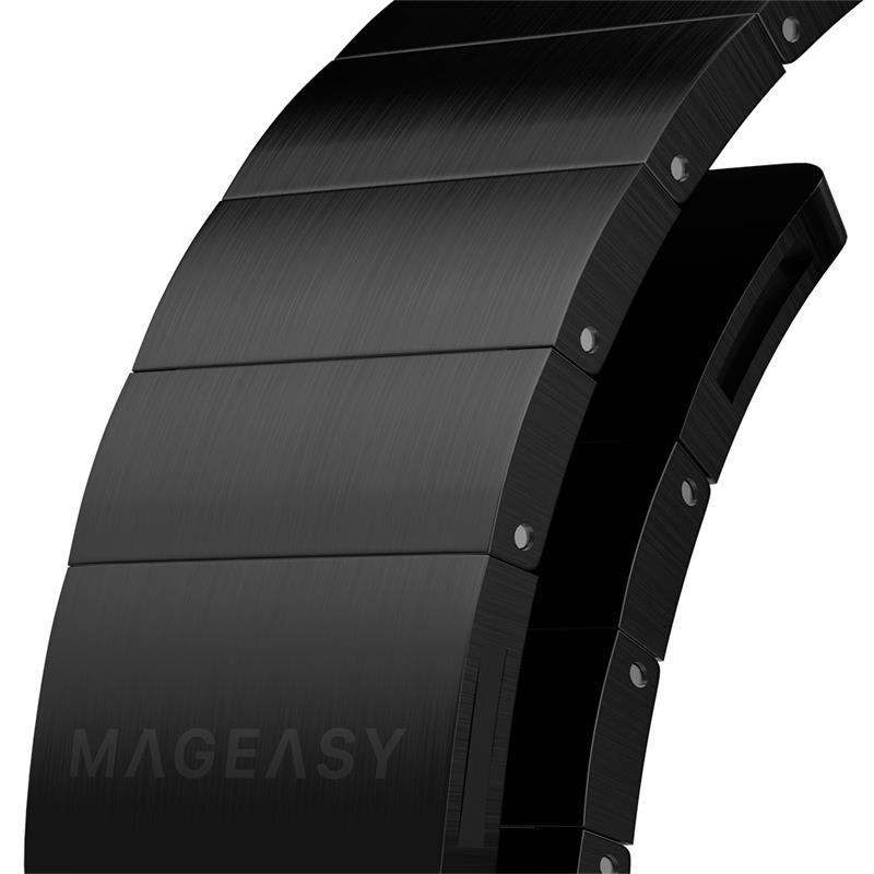 SwitchEasy remienok Maestro Magnetic Stainless Steel pre Apple Watch 44/45/49mm - Black