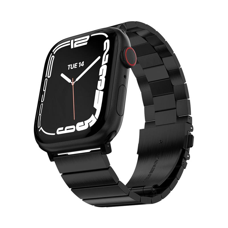 SwitchEasy remienok Maestro Stainless Steel pre Apple Watch 38/40/41mm - Black
