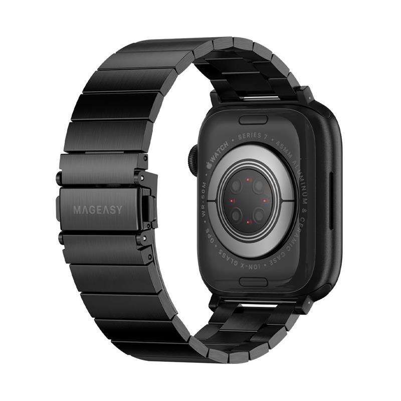 SwitchEasy remienok Maestro Stainless Steel pre Apple Watch 38/40/41mm - Black