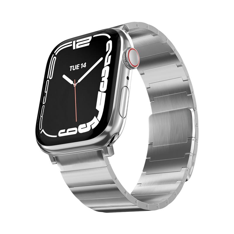 SwitchEasy remienok Maestro Magnetic Stainless Steel pre Apple Watch 40/41/42mm - Silver