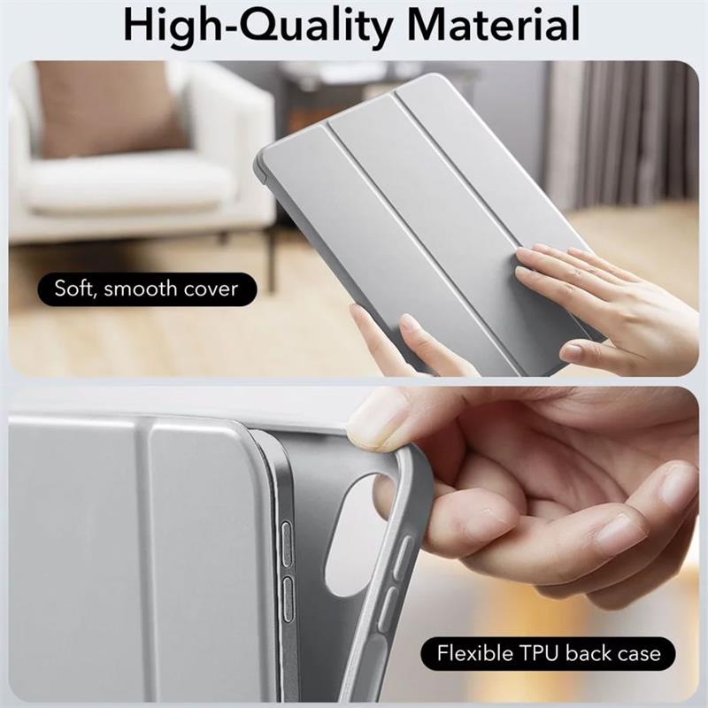 ESR puzdro Silicon Rebound Pencil Case pre iPad 10-11 Gen 2022/2025 - Grey