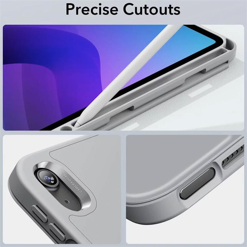 ESR puzdro Silicon Rebound Pencil Case pre iPad 10-11 Gen 2022/2025 - Grey