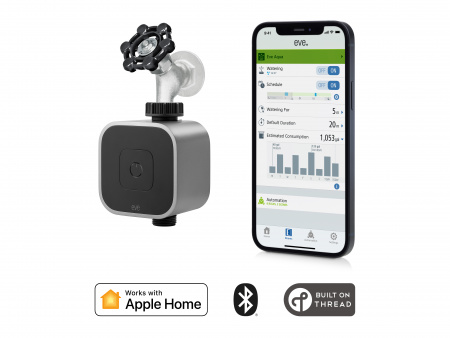 Eve Aqua Smart Water Controller - Thread compatible, Apple Home