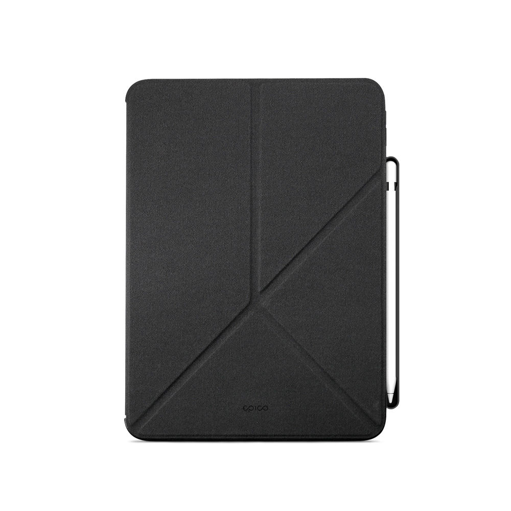 Epico Clear Flip Case iPad 10,9"/11" A16 - Černá transparentní