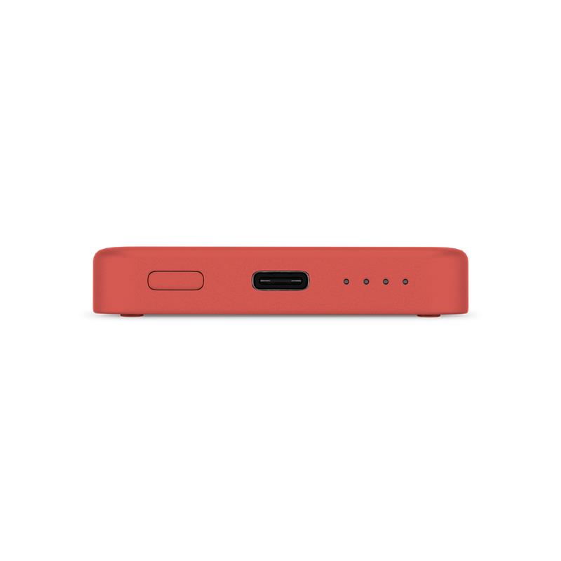 iStores by Epico 4200mAh Magnetic Wireless Power Bank - red