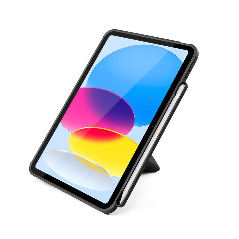 iStores by EPICO Clear Flip Case iPad 10.gen 10,9" (2022) / 11" A16 - čierna transparentná