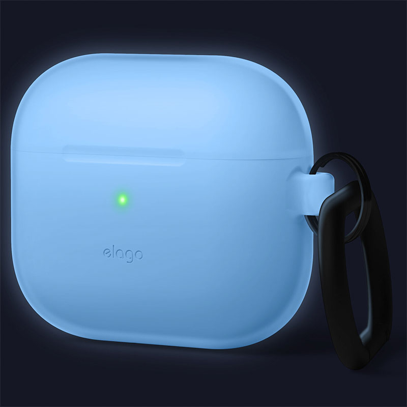 Elago Airpods 3 Silicone Hang Case - Nightglow Blue