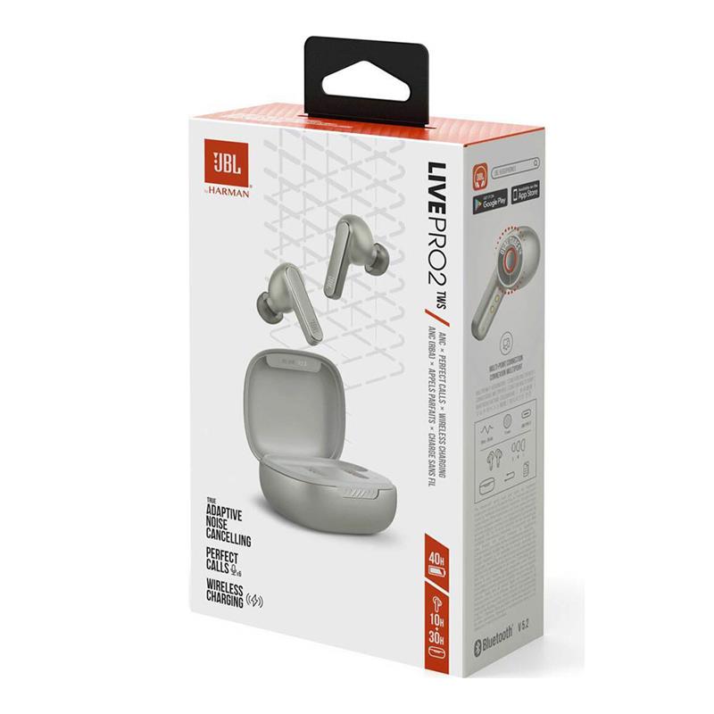 JBL Live Pro 2 TWS Silver slúchadlá