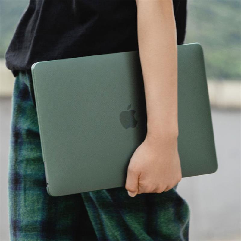 SwitchEasy Touch Protective Case pre MacBook Air 13" M2/M3/M4 - Transparent Green